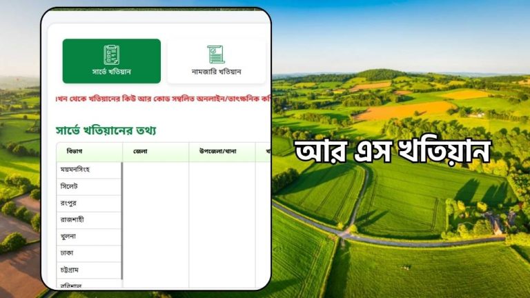 নামজারি খতিয়ান, খতিয়ান অনুসন্ধান, আর এস খতিয়ান, খতিয়ান ডাউনলোড