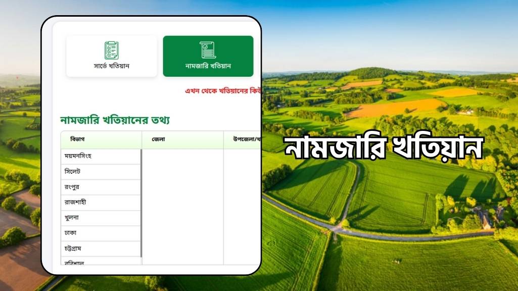 নামজারি খতিয়ান, খতিয়ান অনুসন্ধান, আর এস খতিয়ান, খতিয়ান ডাউনলোড